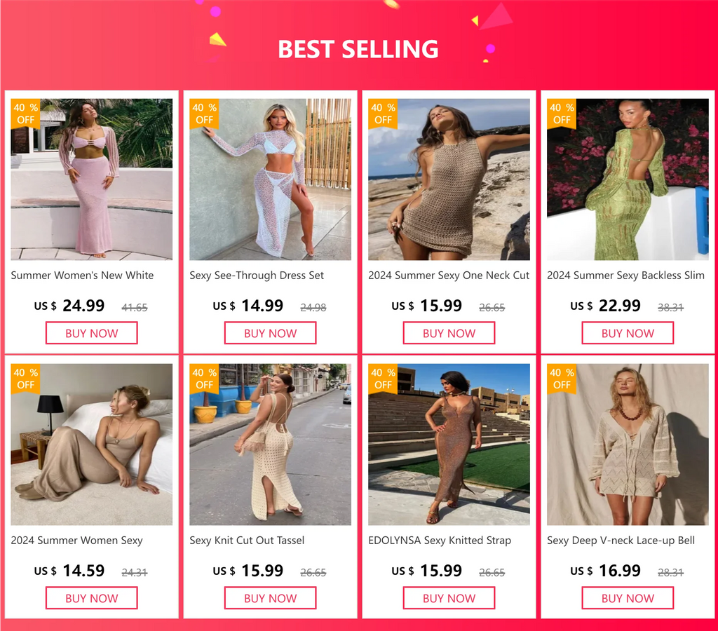 Sexy Knit Cut Out Tassel Spaghetti Strap Bodycon Beach Maxi Dress Summer Women's Holiday Club Party Outfit Swimsuit Cover Up K10 Luxlife Brands