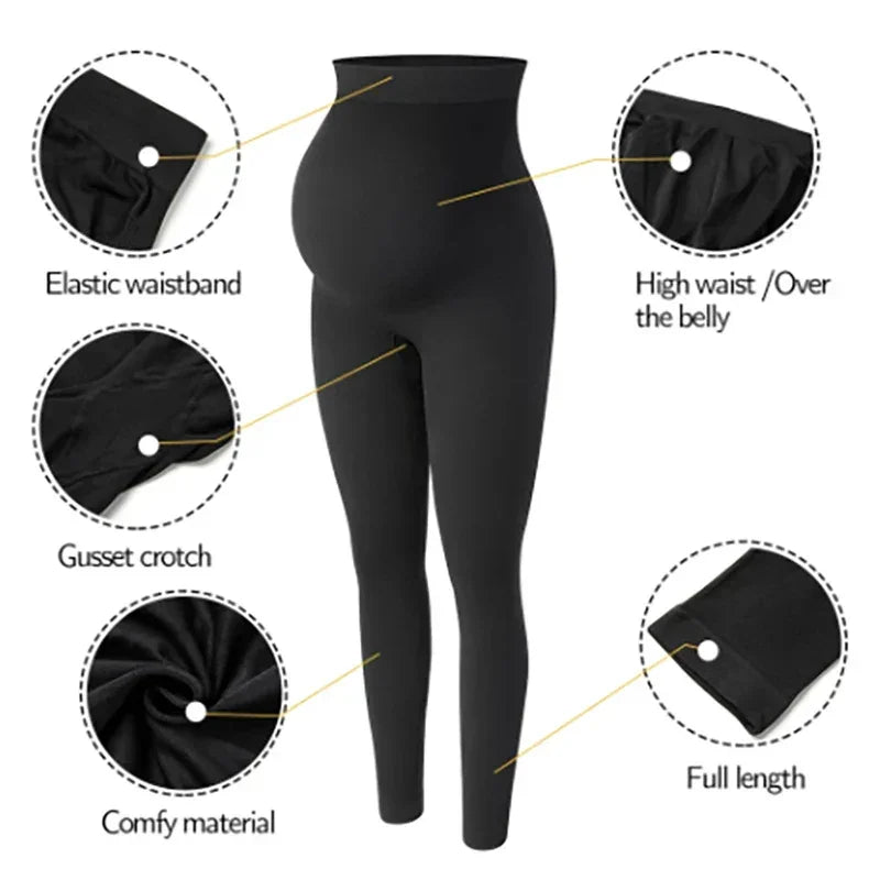 High Waist Maternity Leggings Body Shaper