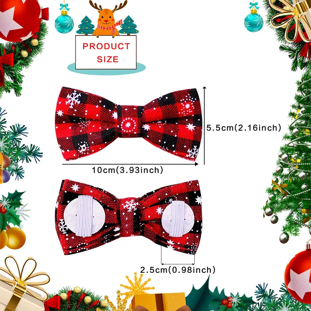 Xmas Puppy Bows LUXLIFE BRANDS