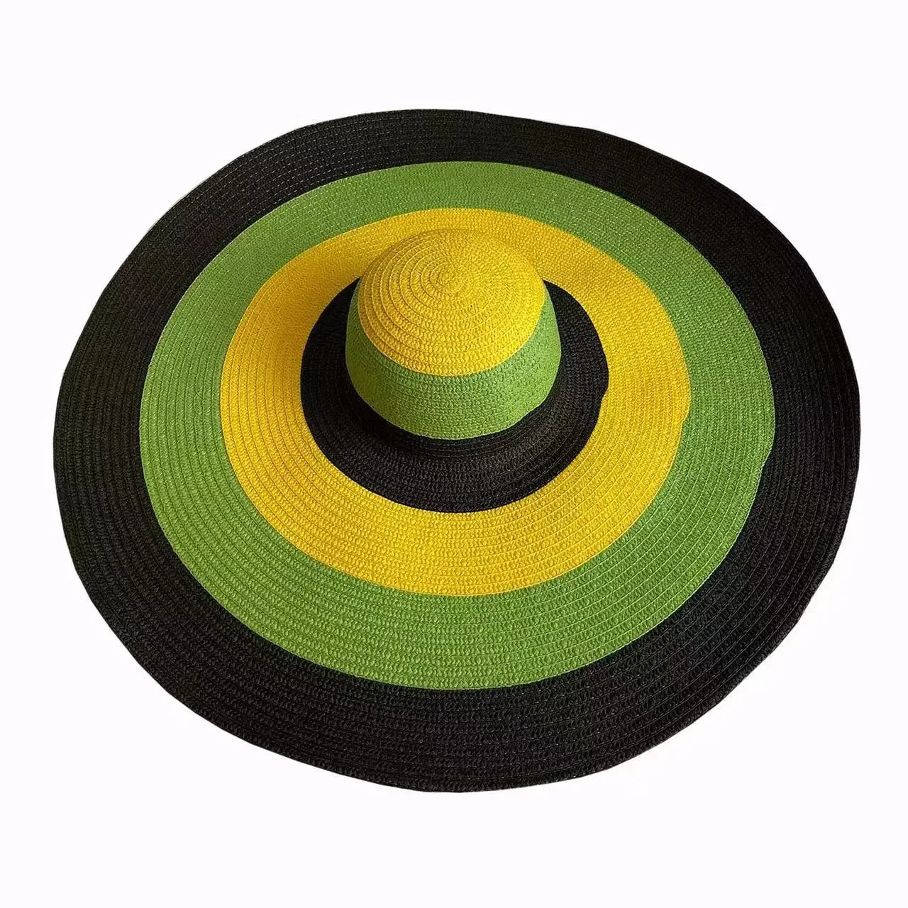 70cm Oversized Wide Brim Sun Hat Travel Large UV Protection Beach Straw Hats Women's Summer Floppy Foldable Chapeaux Wholesale
