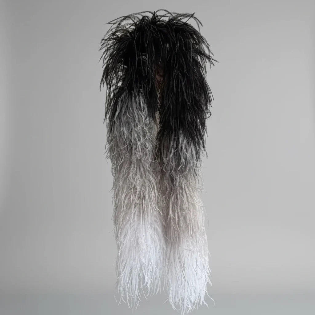 Mixed Color Ostrich Feather Boa & Shawl (2 Meters)