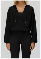 Women Loose Yoga Long Sleeve Gym Fitness Sweatshirt Workout Sports Top Female Running Push Up Sports Shirts Outdoor Long Sleeve Luxlife Brands