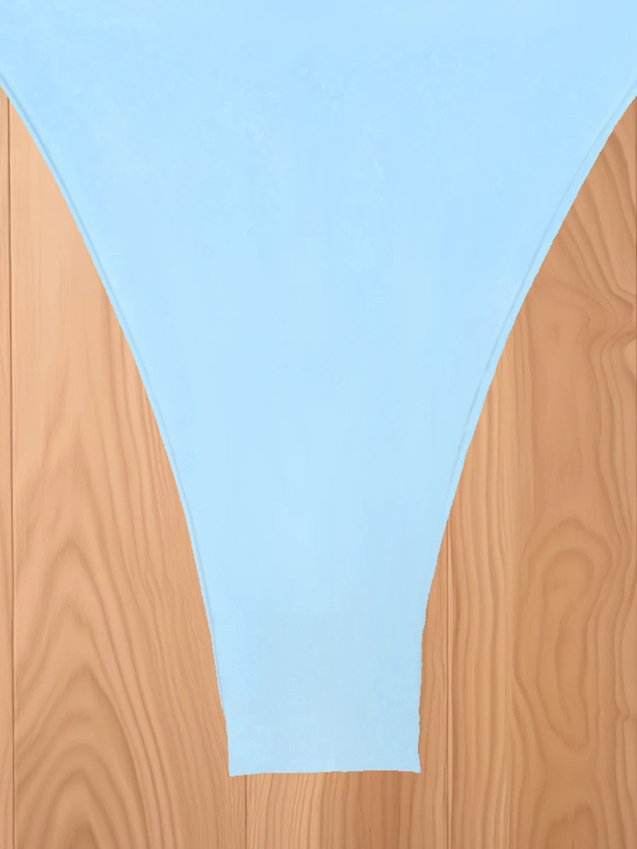 Triangle String Bikini 2025 Women Halter Swimsuit Solid Sexy Swimwear Female Bathers Bathing Swimming Swim Suit Beachwear Luxlife Brands