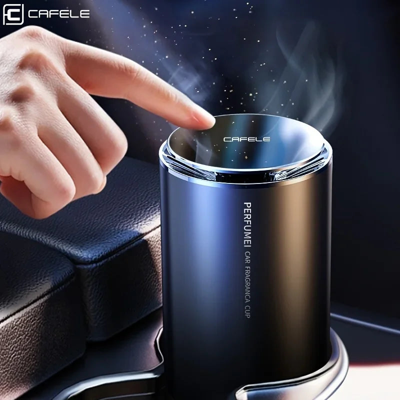 CAFELE Car Air Freshener Luxury Car Fragrance Aromatherapy With Perfume And  Solid Balm Contains Activated Carbon Car Flavoring