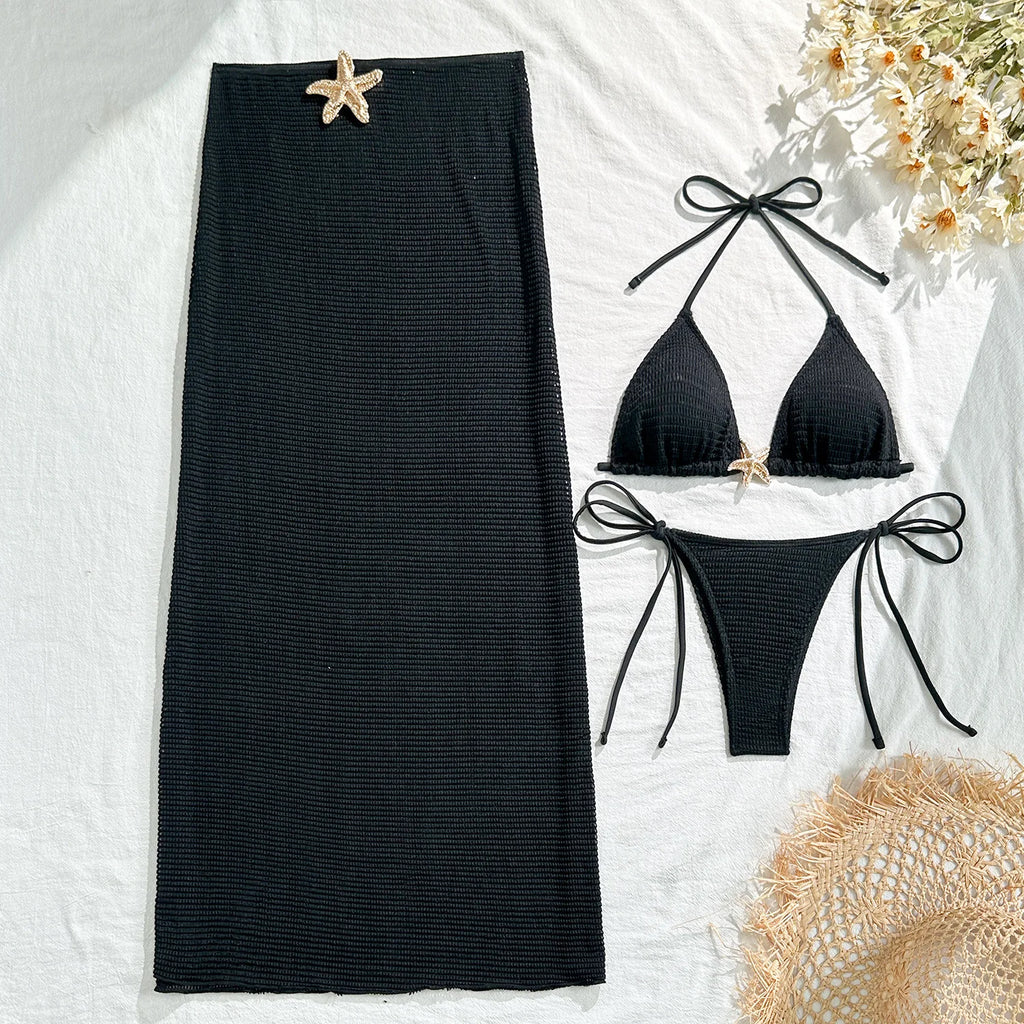 Tulum Bikini + Skirt Set ￼