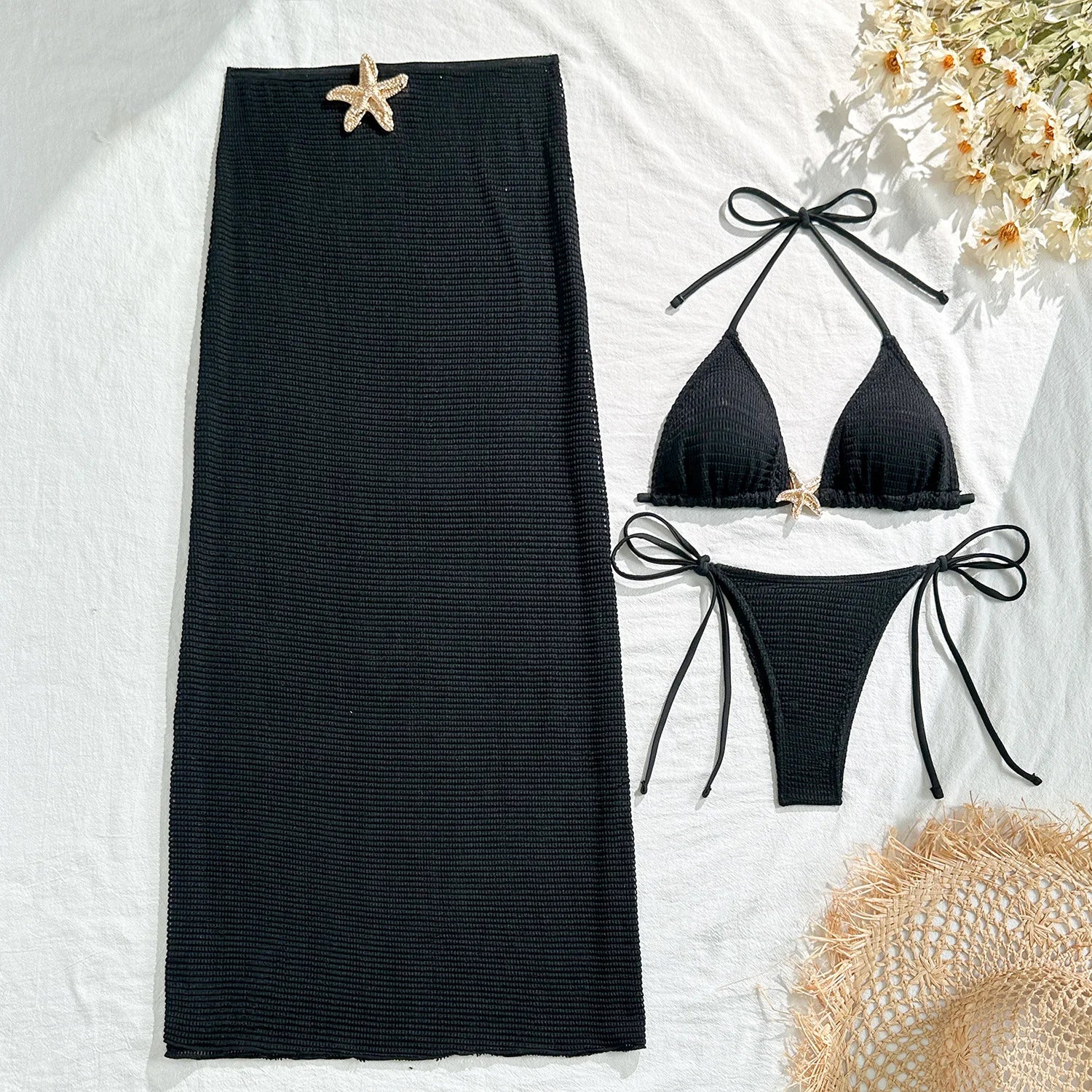 Tulum Bikini + Skirt Set ￼