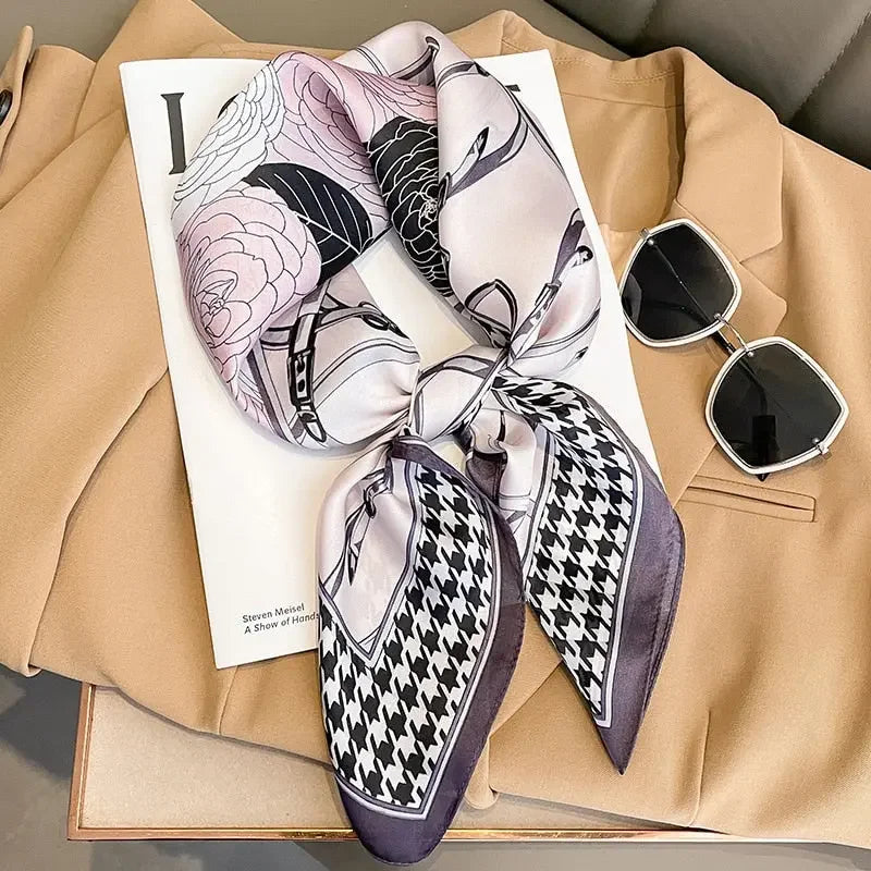 Saturday Afternoon Silk Square Scarf