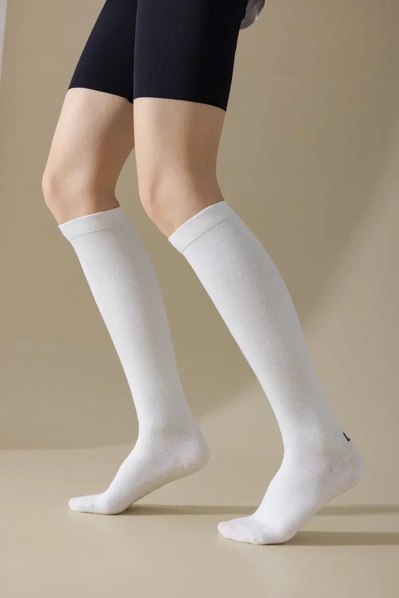 Pilates Cotton Compression Socks Anti Slip