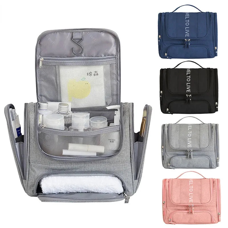 Stylish Travel Hanging Cosmetic Bag LUXLIFE BRANDS