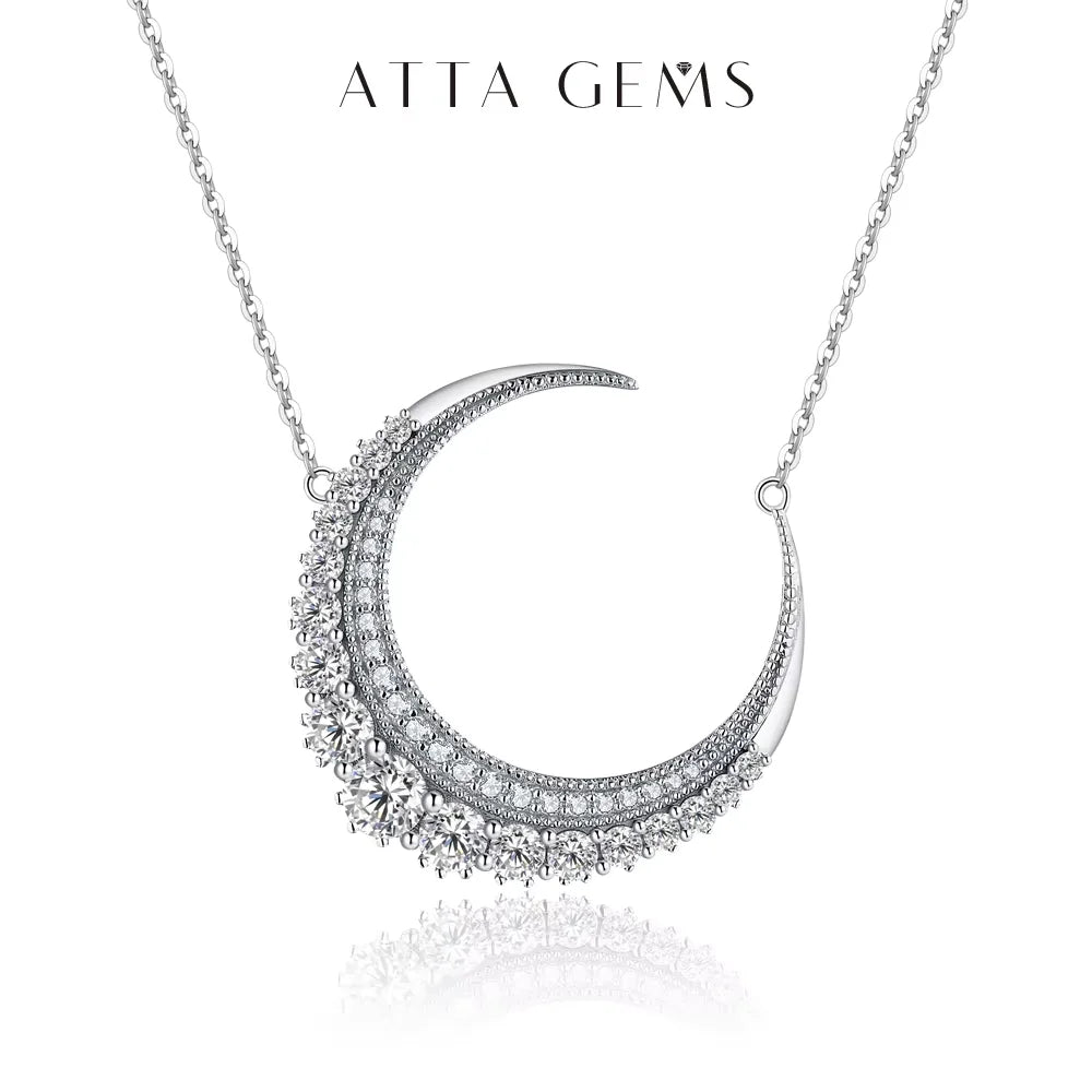 LUX FINE JEWELRY | Lunar Brilliant Cut VVSI Pendant Necklace Luxlife Brands