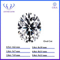 White D Color Moissanite diamonds with GRA Certificate Round Oval Heart Emerald Princess Radiant Cushion Trilliant Marquise Cut Luxlife Brands