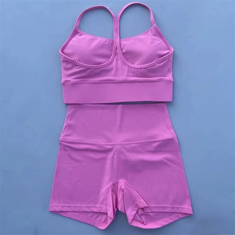 Lightweight Quick Dry Training Bra & Shorts Set Luxlife Brands