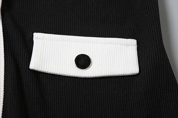 Cutenew Classic Women 2 Piece Set Trend Panelled Single Breasted Sleeveless Tanks+Elastic Waist Shorts Female Matching Outfits