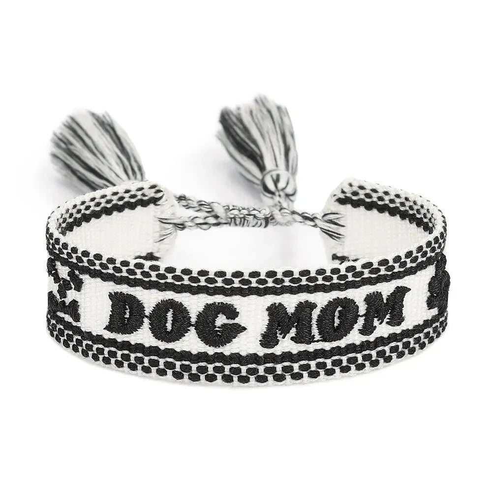 Woven Bracelet For Dog Lovers Cat Lovers Stack Jewelry Gifts For Fur Mama
