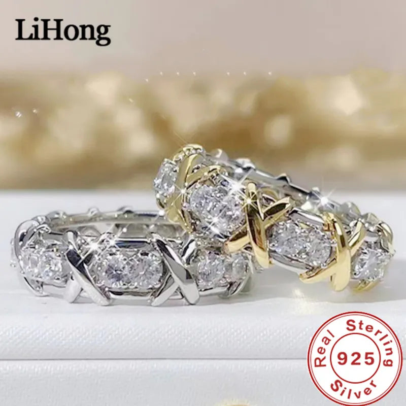 LUX 925 Sterling Silver Aaa Zircon Crystal Ring LUXLIFE BRANDS