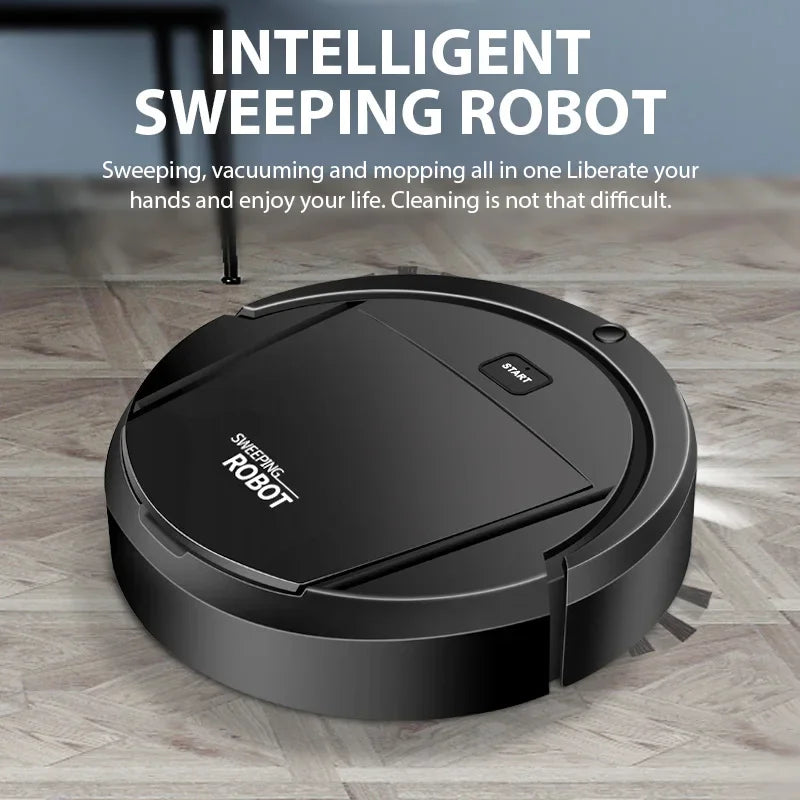 2024 New Automatic Robot Vacuum Cleaner Smart Sweeping Dry Wet Cleaning Machine Charging Intelligent Vacuum Cleaner for Home
