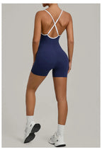 Workout Jumpsuit Sports Overalls Women Rompers Gym Clothing Running Bodysuits Fitness Suits Gym Tracksuit Sportswear Yoga Set Luxlife Brands