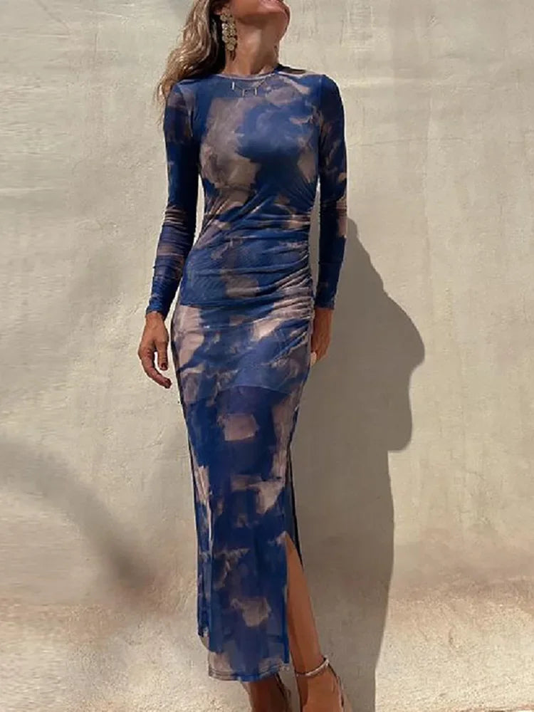 LUX Verona Long Sleeve Party Dress LUXLIFE BRANDS