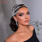 YouLaPan HP496 Fashion Woman Headband Rhinestone Bridal Headpiece Wedding Hair Accessories Bride Tiara Pageant Headdresses LUXLIFE BRANDS