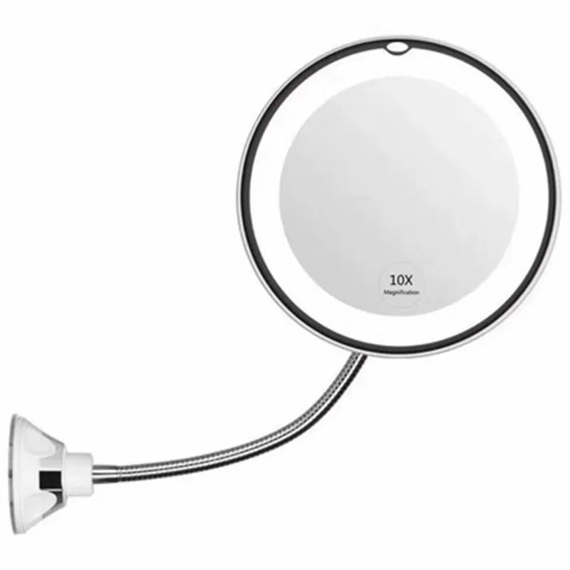 Makeup Mirror 10x Magnifying With Light LUXLIFE BRANDS