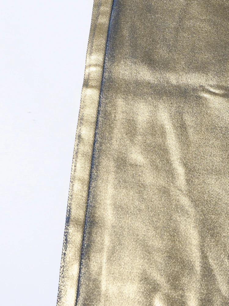 Lux Shine High Waist Straight Leg Pants LUXLIFE BRANDS