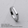 Fashion Ring 316L Stainless Steel Ring Anillo Ringen Mujer Women Rings Bague Couple Matching Jewlery Fashion Gifts Do not fade Luxlife Brands