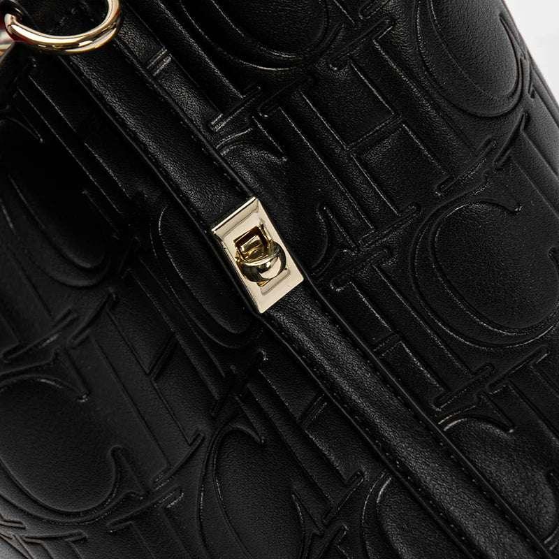 CHCH Women's Tote Bag New Steel Embossed Handheld Bun Mother Shopping Bag