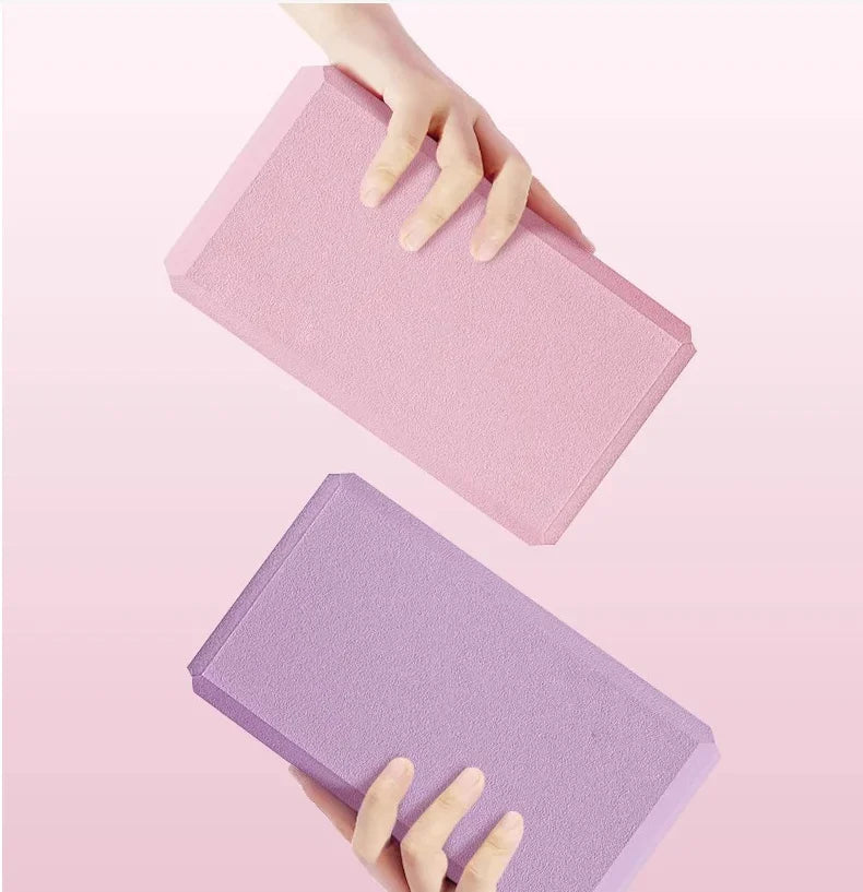 1pc Shaping High Density Eva Yoga Block  Stretch Children Pilates Foam Block Balance Exercise Ballet Bodybuilding Dance Gym  Alo Luxlife Brands