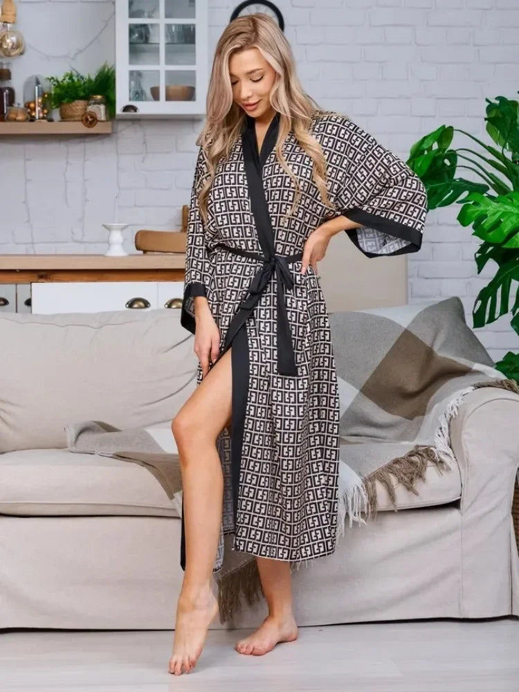 Gigi Ice Silk Designer Robe LUXLIFE BRANDS