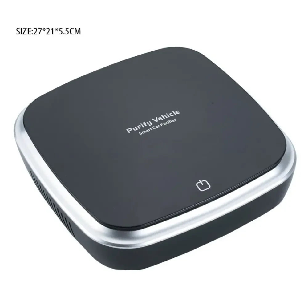 Car Air Purifier Solar Usb Oxygen Cleaner Ozone Generator Air Purifier HEPA Filter Smoke Remover Smart Gadgets Car Supplies LUXLIFE BRANDS
