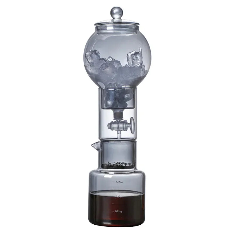 Swabue Cold Brew Coffee Pot Set Drip Filter Ecocoffee Iced Tools Barista Hand-made Glass Coffee Maker Household Pour over Kettle LUXLIFE BRANDS