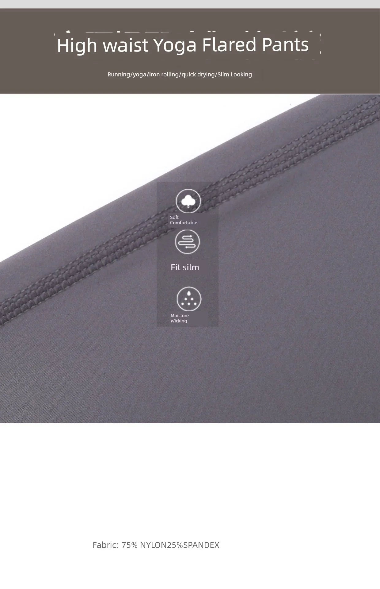 High Waist Flared Yoga Pants