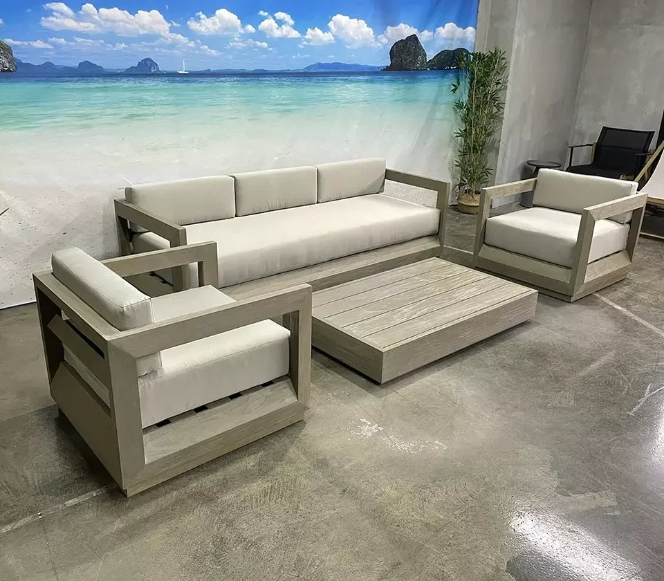 Garden Furniture Deep Seating Patio Set Sun Lounger Outdoor Furniture Daybed