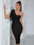 Holiday Cheer Evening Midi Dress Luxlife Brands