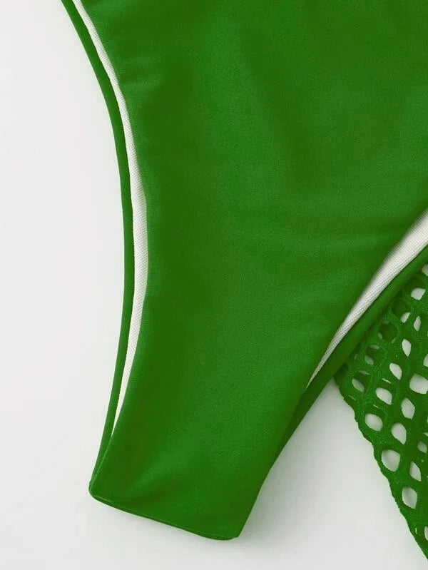 Nadanbao Sexy Mesh Solid Bikini Set Swimsuits for Woman Backless Travel Party Swimwear Female Summer Beach Fashion Bikini Luxlife Brands