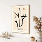 1PC Paul Klee Abstract Painting Artwork Poster Paper Print Home Living Room Bedroom Entrance Bar Restaurant Cafe Art Painting Luxlife Brands
