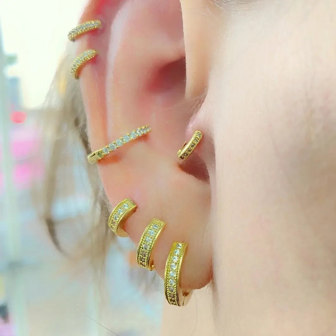 Cubic Zirconia Fashion Stud Earings (Mix and Match) LUXLIFE BRANDS