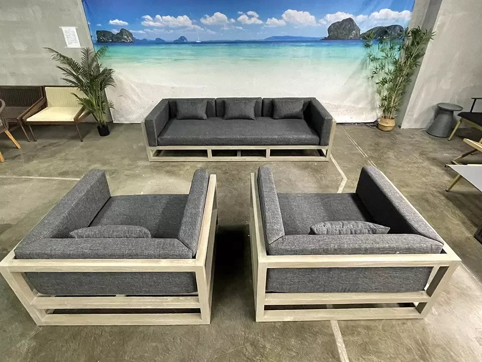 Garden Furniture Deep Seating Patio Set Sun Lounger Outdoor Furniture Daybed