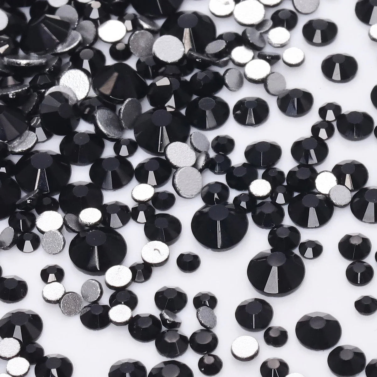 1440PCS SS3-SS20 Mix Size Non-Hotfix Glass FlatBack Rhinestones