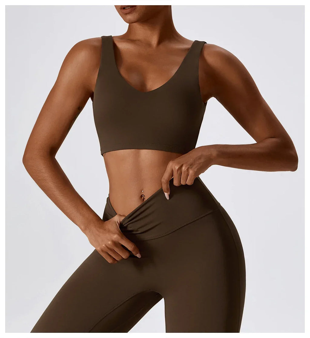 Gym Push Up Sport Yoga Bra,high Quality Yoga Top Shock Proof Tight Underwear,Pilates Fitness Vest,Womens Seamless Yoga Clothing