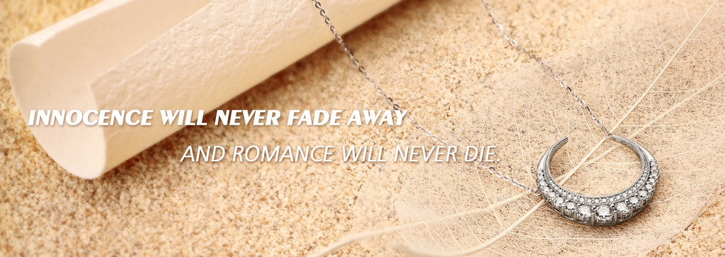 LUX FINE JEWELRY | Lunar Brilliant Cut VVSI Pendant Necklace Luxlife Brands