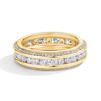 S925 Sterling Silver Moissanite Ring D VVS1 Lab Grown Diamond 1.68ctw Luxlife Brands