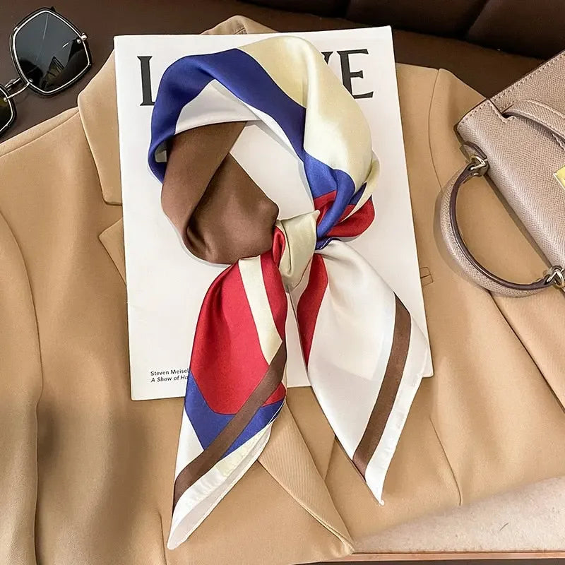 Saturday Afternoon Silk Square Scarf