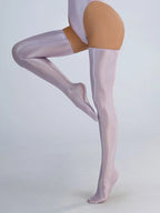 Women Candy Color Oil Glossy Elastic Bodysuit Bodycon Rompers One-piece Swimsuit Silky Tights Satin Backless Shaper Sexy Leotard Luxlife Brands