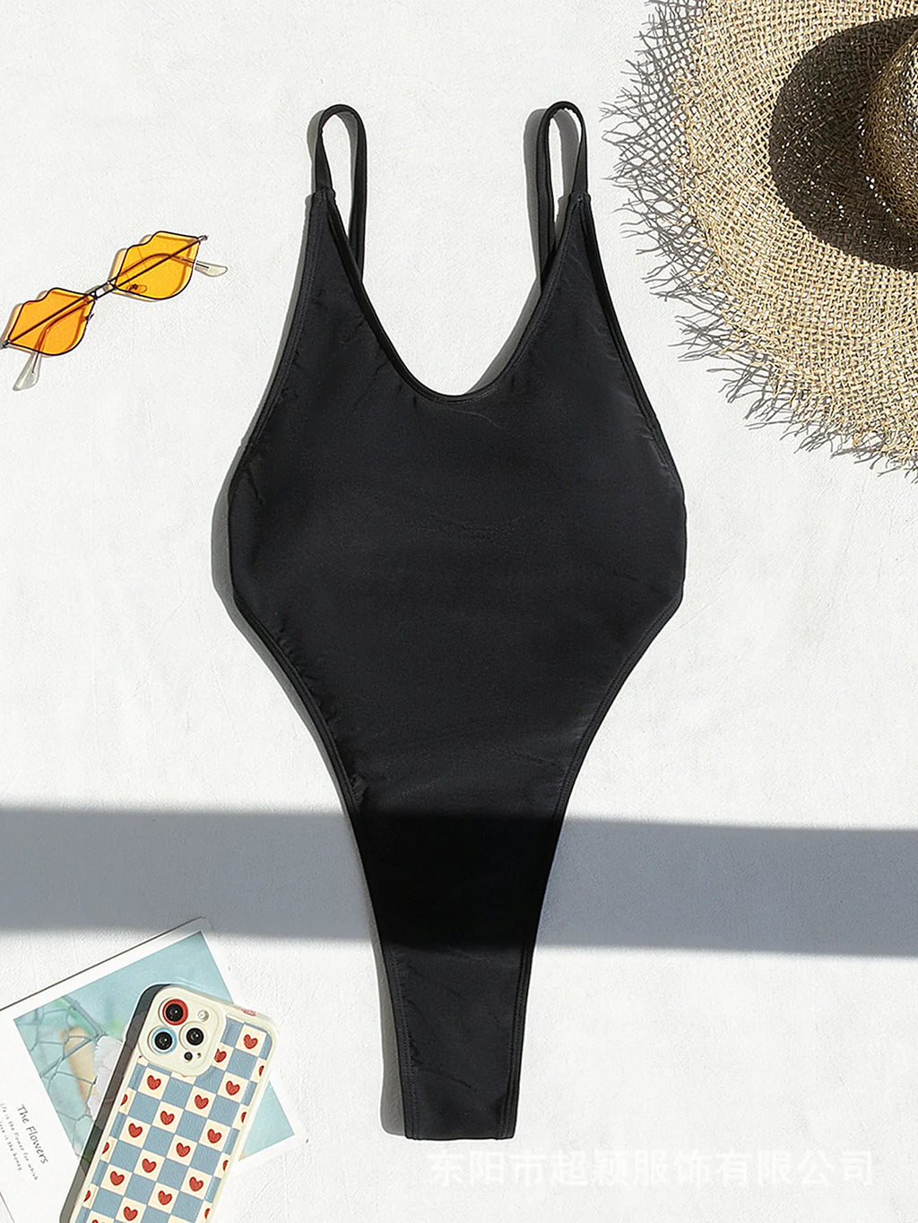 Hot-selling backless one-piece swimsuit sexy and thin swimsuit women's bikini beachwear 2025 new