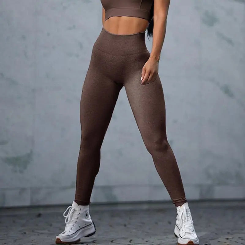 Fitness Sport Leggings Women Seamless Gym Running Yoga Sportswear High Waist Push Up Pants Athletic Slim Jogging Leggings Female