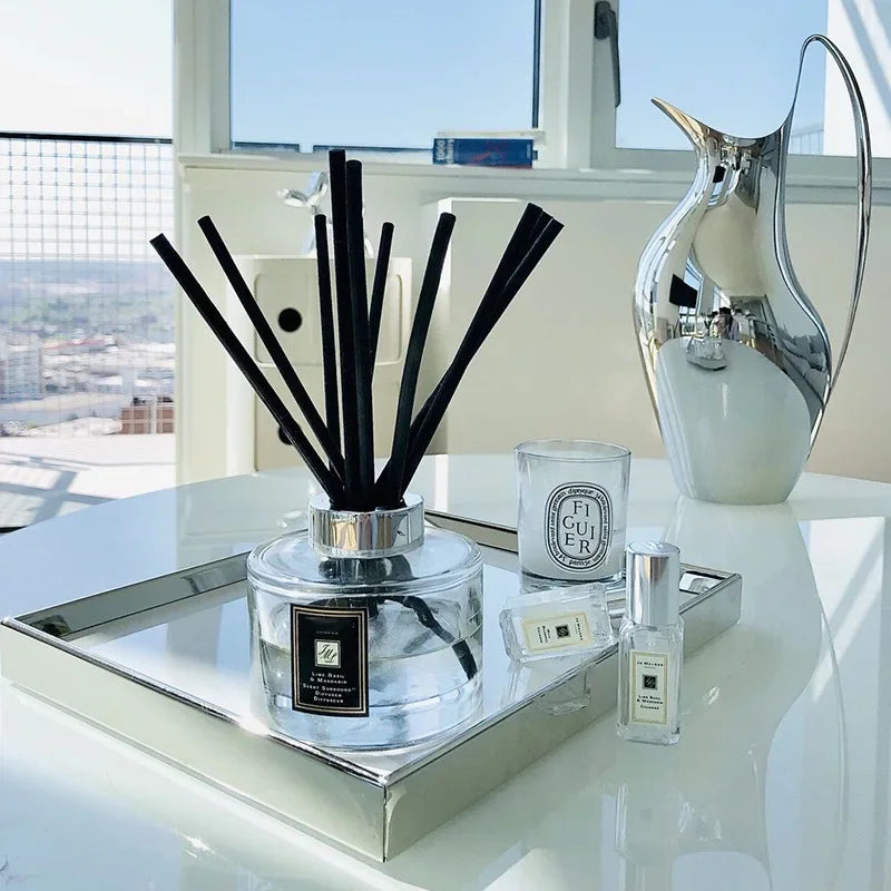 English Pear Reed Diffuser Scent Candle Sets Aromatherapy Diffuser High Quality Essential Oil Lime Basil Gift Box Home Decor LUXLIFE BRANDS