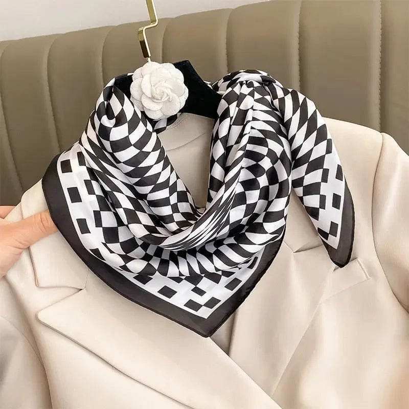 Saturday Afternoon Silk Square Scarf