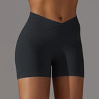 3 Pieces Women Solid Peach Hip Sports Pants High Elastic Breathable Running Biker High Waist Yoga Scrunch Butt Shorts for Women Luxlife Brands
