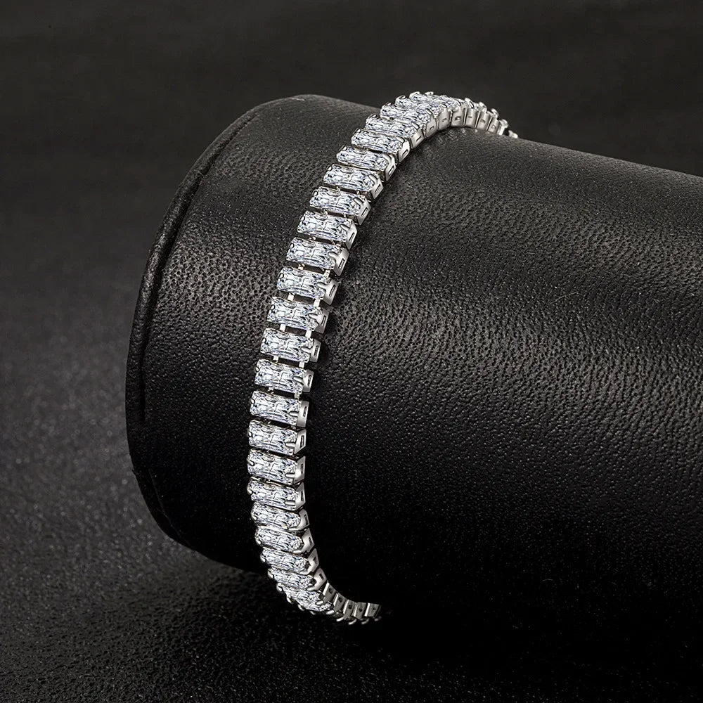 LUX 925 Sterling Silver Crystal Bracelet LUXLIFE BRANDS